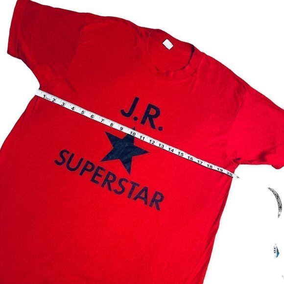 Vintage J. R. Superstar Red T-shirt - Picture 3 of 4